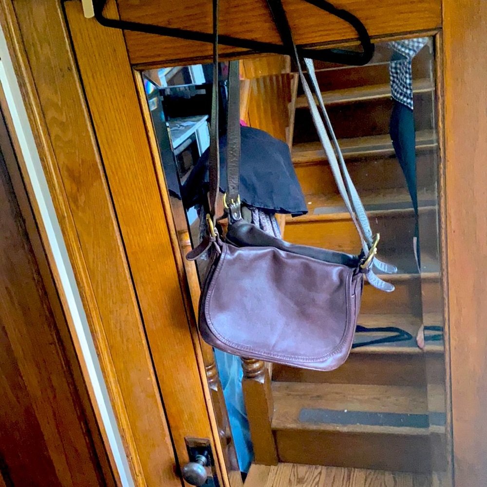 Brown vintage Coach purse